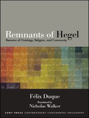 cover image of Remnants of Hegel